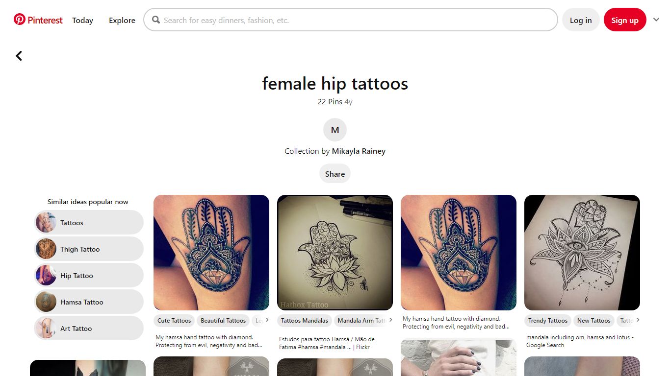 23 Best female hip tattoos ideas - Pinterest